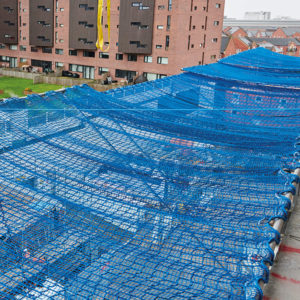 Scaffolding Safety nets. Catch fans