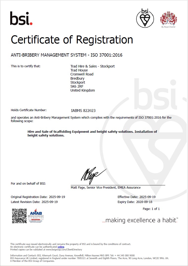 BSI ISO 37001